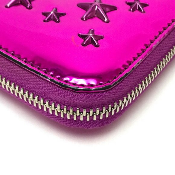 JIMMY CHOO Philippa Star studs Zip Around Long Wal - Picture 3 of 10